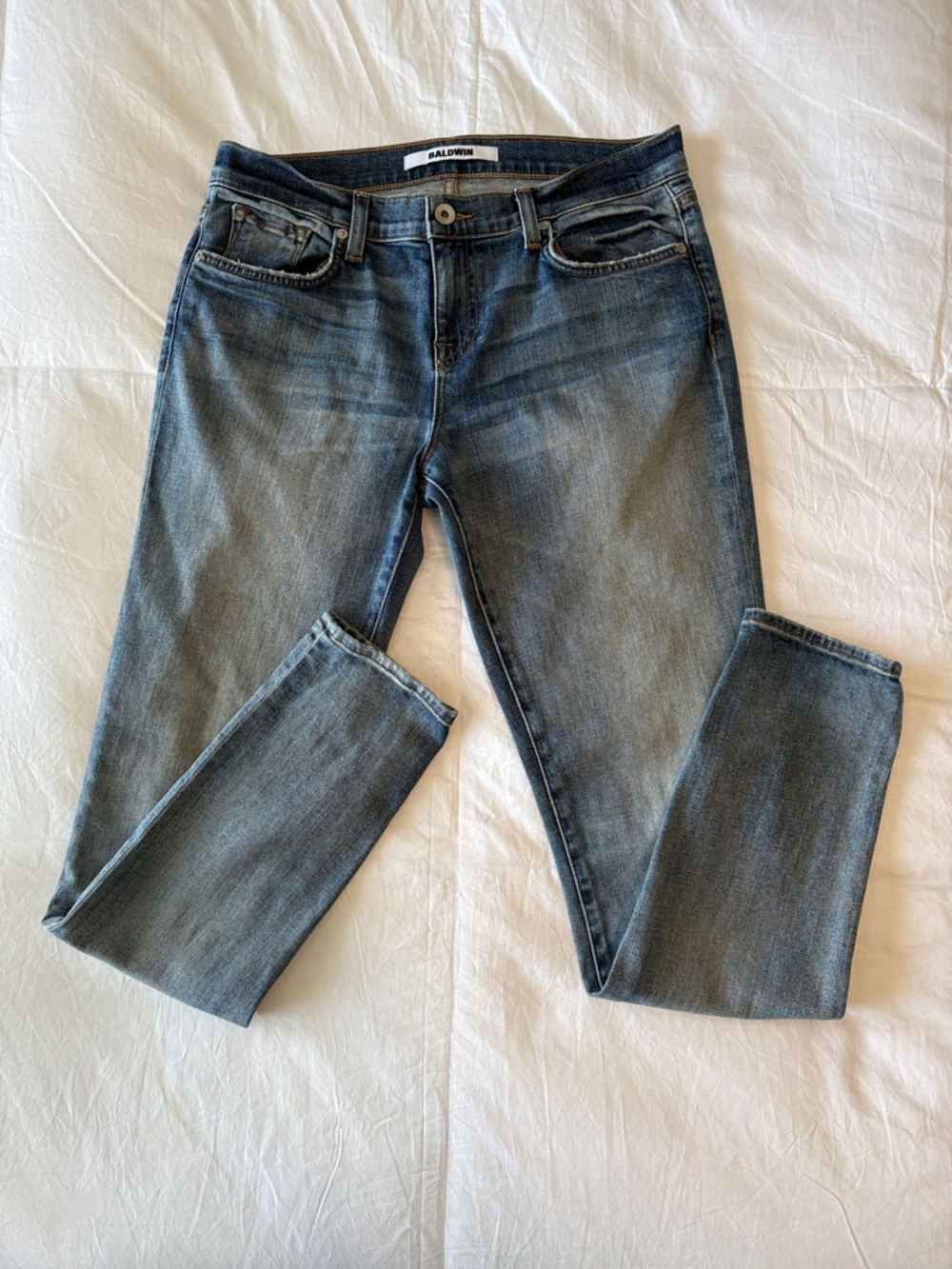 BALDWIN The Ten Jeans Size 28 Rare Japanese Woven Denim Made in USA Heritage